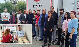 Fethiye Gazeteciler Derneği ve Türk Kızılayından kan bağışı kampanyası