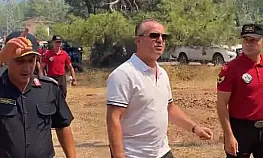 Fethiye Kaymakamı Fatih Akkaya yeniden yangın bölgesinde