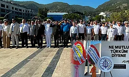 Kabotaj Bayramı'nın 100. Yılında Fethiye'de Çelenk Sunma Töreni