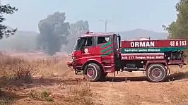 Fethiye'de korkutan yangın! Çöp depolama alanından ormana sıçradı