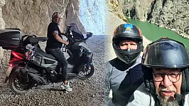 Fethiye'den yola çıktılar, 4 bin 800 kilometrelik motosiklet rotasında nefes kesen durak