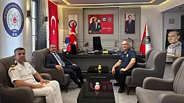 Fethiye Kaymakamı Akkaya'dan Emniyet Müdürü Yüceur'a ziyaret