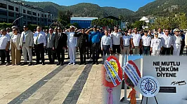 Kabotaj Bayramı'nın 100. Yılında Fethiye'de Çelenk Sunma Töreni