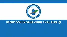 Sfero Döküm Vana Grubu Mal Alım İşi