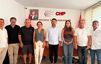 4'lü Masa'dan CHP Fethiye İlçe Başkanı Mustafa Barış Güler'e ziyaret
