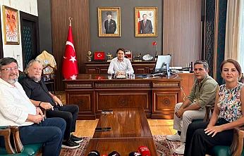 4'lü Masa, Seydikemer Kaymakamı Mustafa Dilekli'yi ziyaret etti
