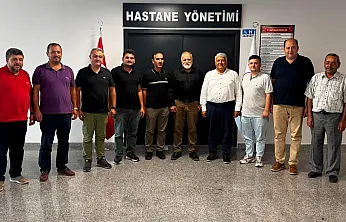 AK Parti Seydikemer İlçe Başkanı Ali Büklü ve Yönetiminden Yeni Başhekim Ertunç Mega'ya Hayırlı Olsun Ziyareti