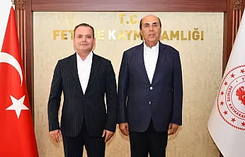 Aydın Ayaydın, Fethiye Kaymakamı Akkaya ile bir araya geldi