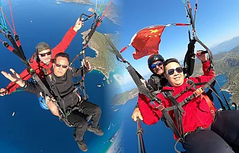 Babadağ'da Çinli Turist Bereketi