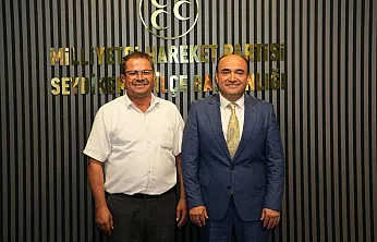 Başkan Akdenizli'den MHP Seydikemer İlçe Teşkilatı'na Hayırlı Olsun Ziyareti