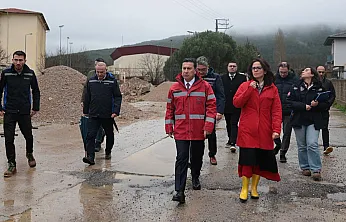 Başkan Aras, 502 Milyonluk Yol ve Altyapı Yatırımını Yerinde İnceledi
