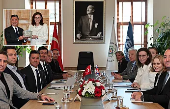 Başkan Aras, Birleşik Krallık Büyükelçisi Jennifer Anderson'ı Ağırladı