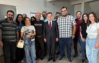 Başkan Aras, Suriye ziyaretinde Bayır-Bucak Türkmenleri ile bir araya geldi