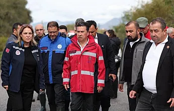 Başkan Aras, taşkın bölgelerinde incelemelerde bulundu