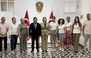 Başsavcı Yörük'ten Kaymakam Kaya'ya veda ziyareti