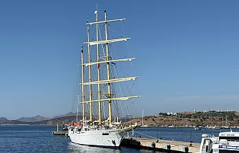 Bodrum'a 'Star Flyer' kruvaziyeriyle 152 turist geldi