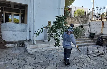 Bodrum Belediyesi'nden okullara bakım ve onarım desteği