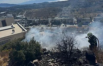 Bodrum'da alevler makilik alana yayıldı