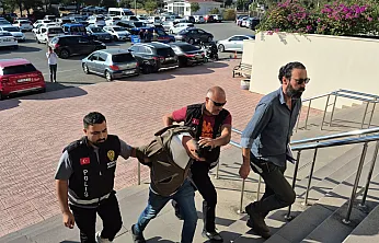 Bodrum'da cinayet şüphelisi adliyeye sevk edildi