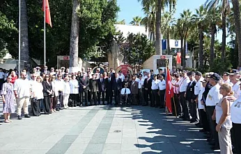 Bodrum'da Gaziler Günü törenle kutlandı