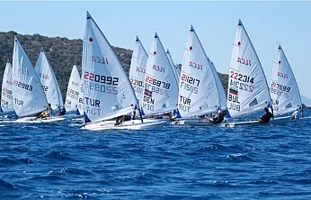 Bodrum'da ILCA Europa Cup'ta yarış heyecanı başladı
