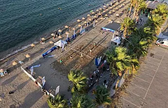 Bodrum'da Plaj voleybolu heyecanı devam ediyor