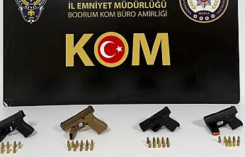 Bodrum'da Ruhsatsız Silah Operasyonu: 4 Şüpheli Yakalandı