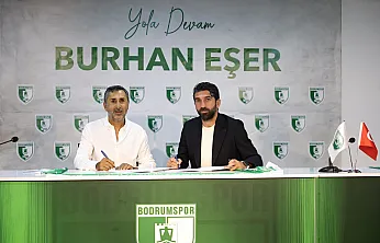 Bodrum FK, Burhan Eşer ile yola devam kararı aldı