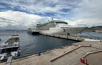 Bodrum Limanı'nda kruvaziyer hareketliliği: '2 bin 437 yolcu geldi'