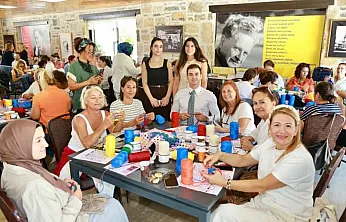 Bodrum sokakları kadınların ördüğü motiflerle renklenecek