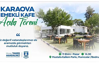 Bodrum'un İkinci Emekli Kafesi Karaova'da Açılıyor