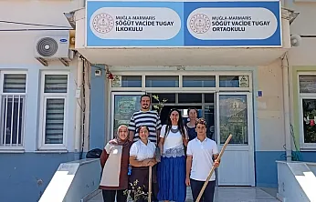 Bozburunlu Öğrenciler Karne Sevincini Fidan Dikerek Kutladı