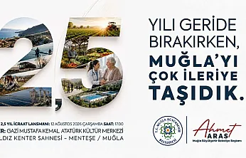 Büyükşehir 2,5 Yıllık Hizmetlerini Muğlalılarla Buluşturuyor