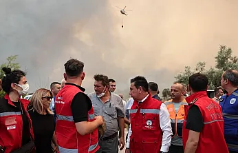 Büyükşehir Tüm Gücüyle Yangın Sahasında
