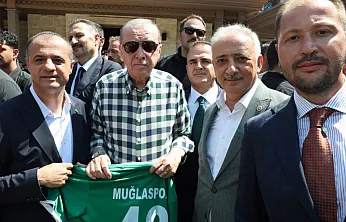 Cumhurbaşkanı Erdoğan'dan Muğlaspor'a Şampiyonluk Tebriği