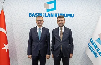 Cumhurbaşkanlığı İletişim Başkanı Burhanettin Duran Basın İlan Kurumu'nu ziyaret etti