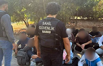 Dalaman'da 18 düzensiz göçmen yakalandı