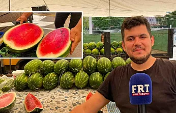 Dalaman'ın meşhur 'Otobüs Karpuzu' Fethiye tezgahlarında