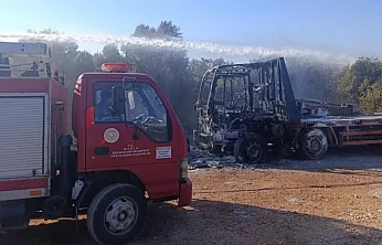 Datça'da kamyoneti yaktığı iddia edilen 2 kişi tutuklandı