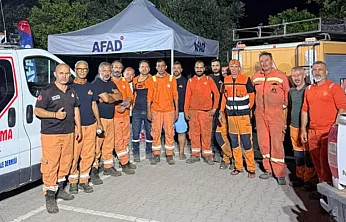 Datça MAG AME ekipleri Göcek'teki orman yangınına destek verdi