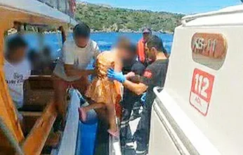Datça ve Dalaman'da iki kişiye tıbbi tahliye gerçekleştirildi