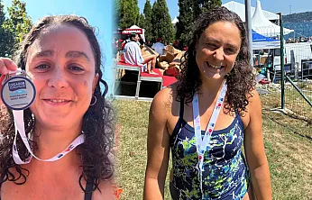 Datçalı Yüzücü Ceyda Pekşen Asya'dan Avrupa'ya Yüzerek Geçti