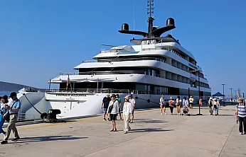 'Emerald Azzurra' kruvaziyeri Bodrum'a 93 turist getirdi
