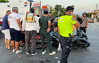 Fethiye Babataşı'nda motosiklet kazası: Anne ve çocuğu yaralandı