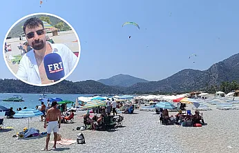 Fethiye Belcekız Plajı tatilcilerin gözdesi olmayı sürdürüyor