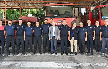 Fethiye Belediyesi'nden itfaiyecilere İtfaiye Haftası ziyareti