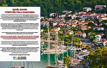 Fethiye Belediyesi'nden Sahil Bandı Yürüyüş Yolu Açıklaması