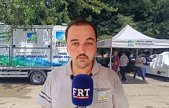 Fethiye Belediyesi yangın bölgesinde ikram desteğini sürdürüyor