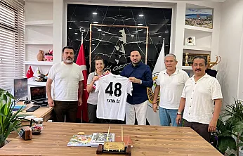 Fethiye Beşiktaş Taraftarlar Derneği'nden Orman İşletme Müdürü Fatma Öz'e Hayırlı Olsun Ziyareti