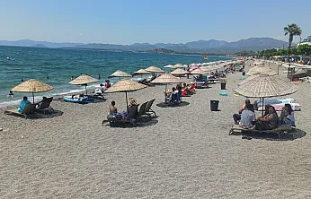 Fethiye Çalış Sahili Sıcaktan Bunalanların Tercihi Oldu